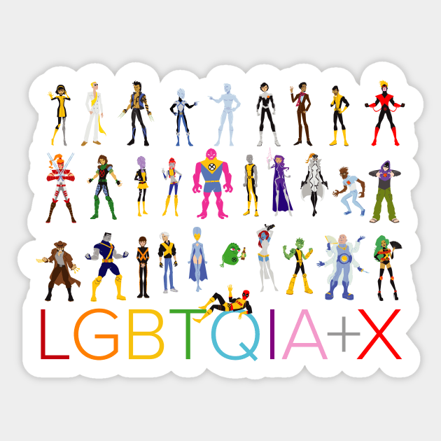 LGBTQIA+X Sticker by xcerpts